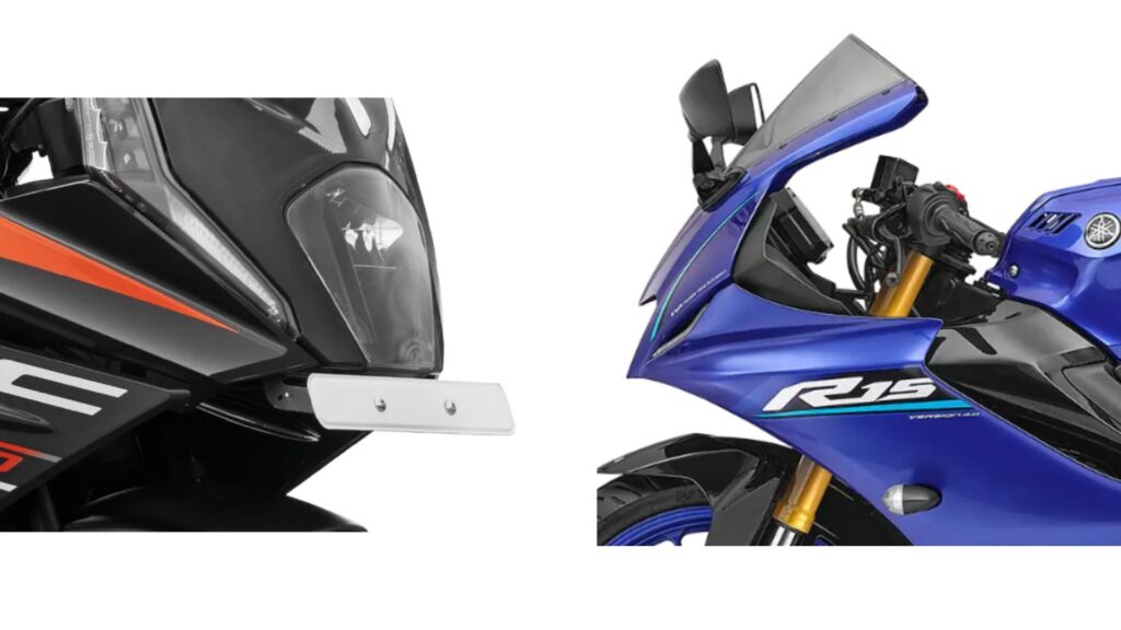 KTM RC 160 vs R15 V4 comparison