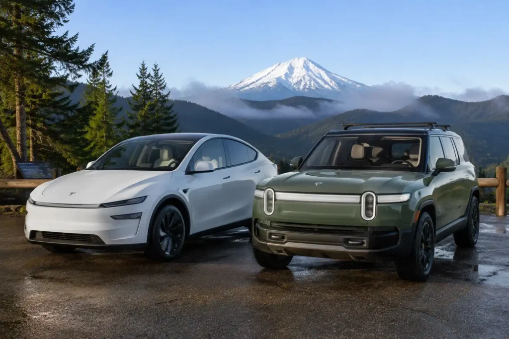 Tesla Model Y vs Rivian R2