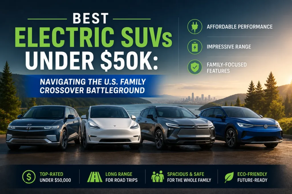 Best Electric SUVs Under $50k